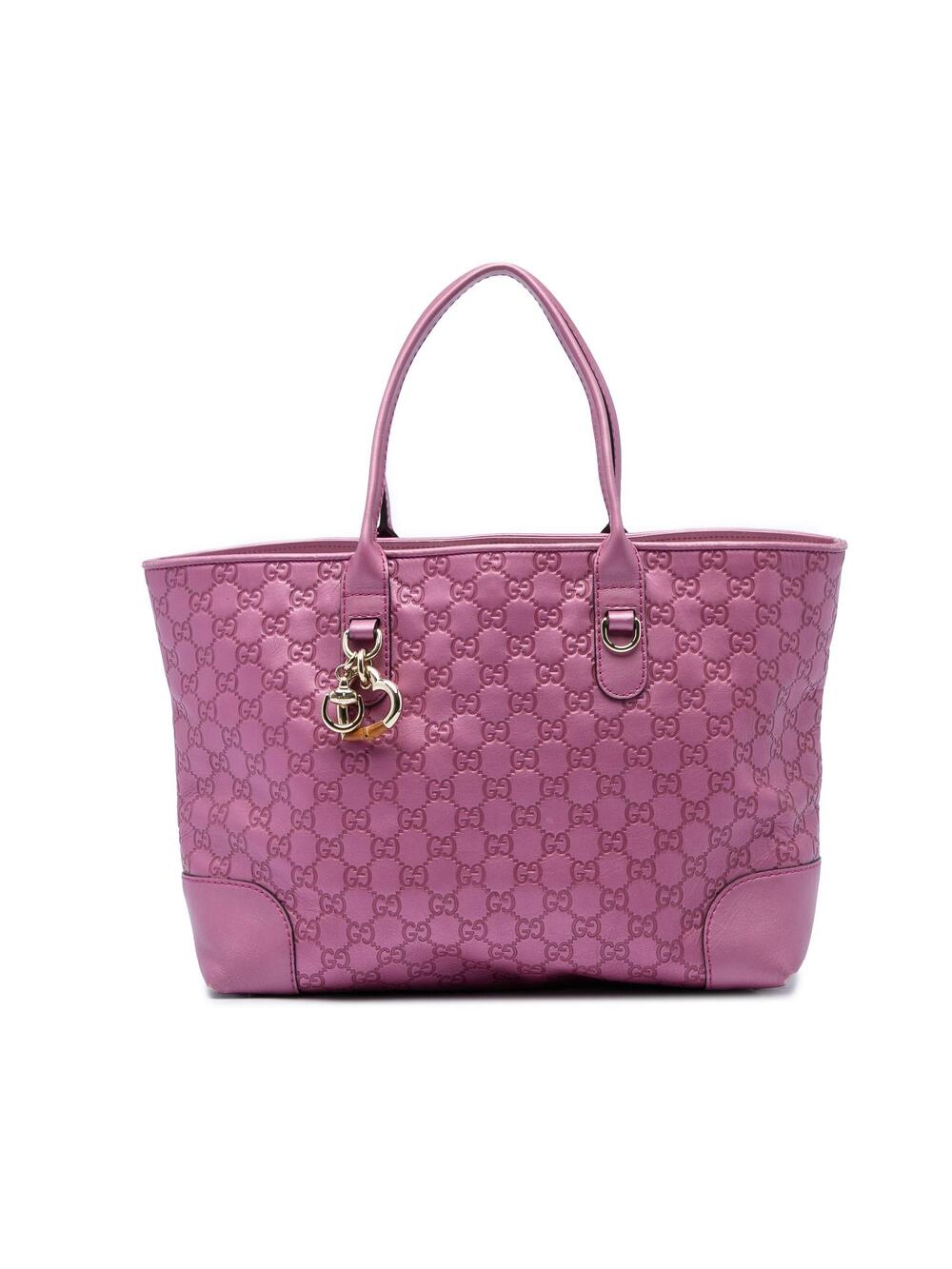 Gucci Metallic Ssima Heart Bit Tote #369849G47B
